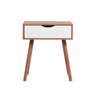 Muebles de dormitorio, mesita de noche, organizador, moderno, de madera, con cajón - Product Image 3