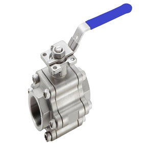 Válvula de Bola Manual de 3 Piezas Personalizable OEM con Asientos de PTFE para Aplicaciones de Agua y Químicos - Product Image 2