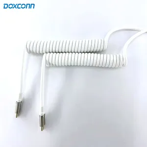 High Quality COILED CABLE WIRE MECHANICAL KEYBOARD USB CABLE TYPE C Charger Cables Fast Charging