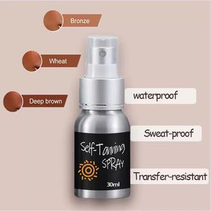 Etiqueta privada Tono de bronce Bronceado sin sol <span class=keywords><strong>Spray</strong></span> de agua Hidratante Potenciador corporal con colágeno y aloe vera Autobronceador personalizado - Product Image 6
