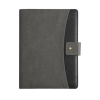 Carpeta de Cuero Multifuncional A4 para Gerentes, con Clip para Firmar Contratos de Venta, Organizador de Documentos, Logotipo Personalizado, Venta al Por Mayor de Fábrica