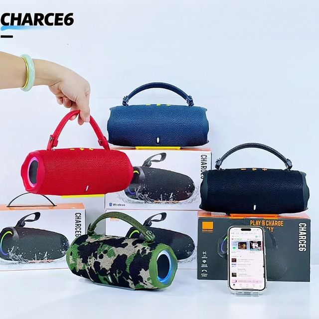 Charge6 Shockwave Smart Speaker High Power Outdoor Portable Bass Subwoofer Wireless Audio