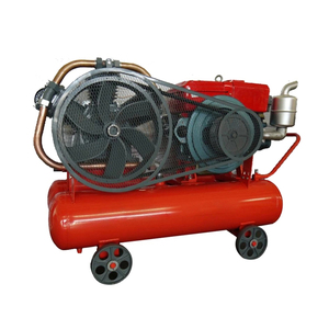 Compresor de Aire de 3.5m3/Min y 18.6kw, Diésel, de Tres Pistones, para Perforación de Roca, Usado en Minería de Oro W3.5/5, en Venta - Product Image 3