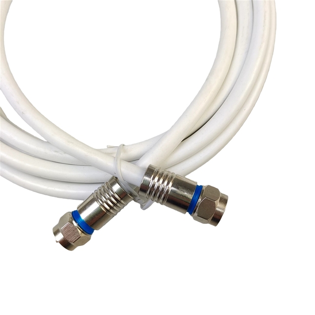 Premium RG6 Coaxial Cable 75 Ohm High Speed TV Antenna for Satellite Dish and CCTV Security System ROHS CE Certified