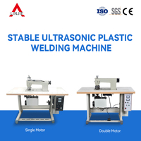 Machine à coudre à rouleaux ultrasoniques 20 kHz pour la fabrication de sacs non tissés, textiles, rideaux et matériaux imperméables