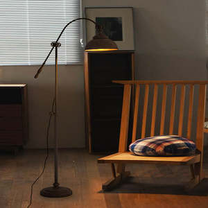 Lampe de sol industrielle en métal, moderne et minimaliste, LED réglable, haute luminosité, pour salon, chambre, bureau, directement de l'usine - Product Image 2