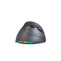 MW-060PU lampu latar RGB nyaman ukuran besar, Mouse Gaming isi ulang nirkabel desain vertikal ergonomis Mode ganda 9D 2.4Ghz BT