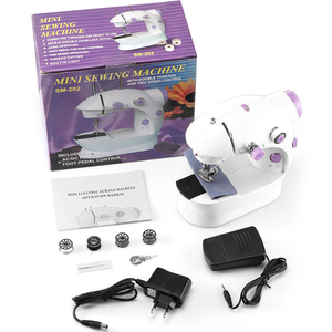 Máquina DE COSER Overlock doméstica eléctrica de 4 hilos para el hogar <span class=keywords><strong>Maquina</strong></span> De Coser a Coudre Table Mini máquinas de coser - Product Image 5