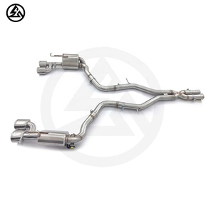 Échappement Catback CSZ Valvetronic pour Mercedes-Benz <span class=keywords><strong>E55</strong></span> <span class=keywords><strong>AMG</strong></span> W211 5.5L V8 304 acier inoxydable 1.5mm d'épaisseur TIG haute température - Product Image 2