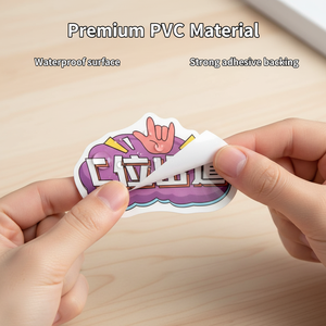 Custom holographic vinyl <b>labels</b> stickers personalized images text logos holographic die-cut stickers <b>labels</b> printing. - Product Image 4