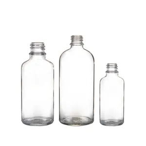30ML Flint Dropper ätherisches Öl Glasflasche Körperpflege ätherische Öl flasche Custom Design ätherisches Öl Glas verpackung