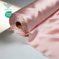 Tissu en soie de mûrier pure Oeko-Tex Standard 100, charmeuse 19 mm, naturel, respirant, pour robes de mariée, vêtements de nuit et literie pour filles