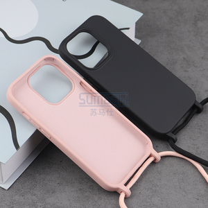 Custodia per telefono a tracolla in Silicone Tpu personalizzabile per <span class=keywords><strong>Samsung</strong></span> Galaxy A12 A13 A14 A04e <span class=keywords><strong>S20</strong></span> <span class=keywords><strong>Fe</strong></span> 5g S23 Ultra <span class=keywords><strong>Cover</strong></span> con cordino a catena - Product Image 3