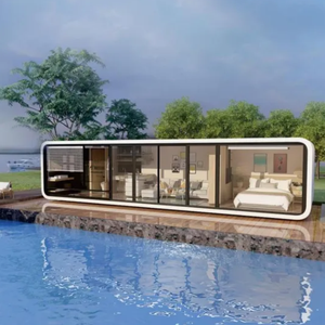 20Ft 30Ft 40Ft Maison préfabriquée moderne d'extérieur, Mini-maison, Maison de sport préfabriquée, Maison de travail mobile, Pod de bureau et d'<span class=keywords><strong>hôtel</strong></span>, Cabine Apple, Maison - Product Image 2