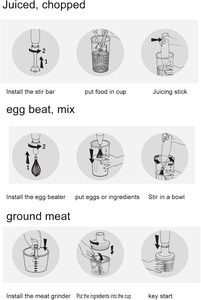 เครื่องปั่นผสมอาหารกระเทียมแบบจุ่มด้วยมือ - Product Image 5