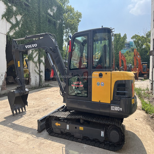 Excavatrice Volvo EC60 d'occasion Mini-pelle de 6 tonnes avec engrenage de moteur de pompe PLC-Core Components pour l'ingénierie municipale - Product Image 2