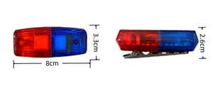 Đèn đeo vai LED sạc lại được, kiểu kẹp, đèn đỏ xanh nhấp nháy, đèn cảnh báo giao thông SF-1, đèn strobe cho người lao động - Product Image 4