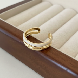 Vendita calda Tending Moda Coppia Anelli Asscher Taglio di pietre preziose teschio croce semplice da uomo gioielli con placcatura in oro intarsio all'ingrosso - Product Image 1