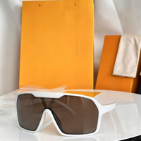 Lunettes de soleil unisexes tendance, monture carrée surdimensionnée dorée, verres dégradés en PC, protection UV400, pour activités de plein air