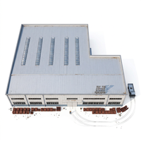 Bâtiment métallique préfabriqué ZTSS, structure en acier, entrepôt, hangar industriel, atelier en structure métallique