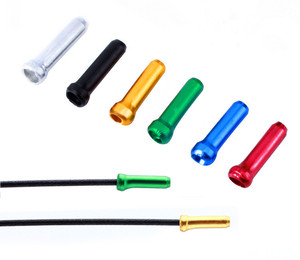刹车缆索线盖数控加工黄铜自行车电缆端盖 - Product Image 2