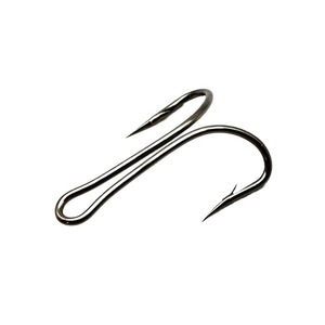 8238 Thép Carbon Cao Móc Đôi Thu Hút <span class=keywords><strong>90</strong></span> Độ Ếch Móc Cho Nước mặn Câu Cá Dòng Sông Nhắm Mục Tiêu Nước mặn Cá Loài - Product Image 1