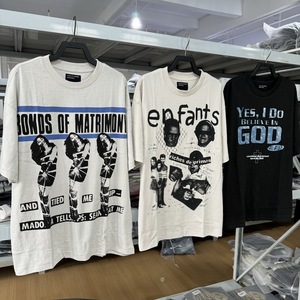 Wealthy Second-Generation Young Man Long-Standing ERD Touch Melancholy Sporting Loose-Fitting High-Street-Insired Short-Sleeve - Product Image 1