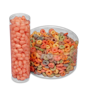 Quality supplier cylinder gift box transparent plastic tube packaging