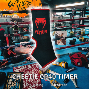 CHEETIE CP40 - Pantalla LED de Plástico Resistente, Entrenamiento de 30s-10min, Tiempo de Descanso de 0/30/60s, Volumen Ajustable, Transpirable, Grueso, para Boxeo - Product Image 2