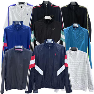 थोक पुरुषों की महिला शीतकालीन फुटबॉल विंडप्रूफ जैकेट अनुकूलन योग्य मुद्रित वाटरप्रूफ त्वरित सुखाने जर्सी 100% पॉलिएस्टर - Product Image 1