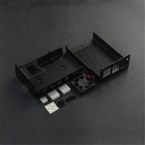 Raspberry <span class=keywords><strong>PI</strong></span> 4e generatie metalen behuizing (met ventilator en koellichaam) - Product Image 2