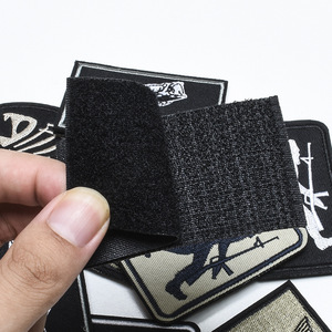 Patchs brodés tactiques Crâne, Écussons brodés drapeau américain écologiques, à coudre, en toile, décoration en chenille - Product Image 6