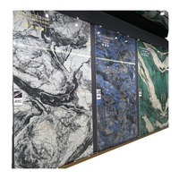 Wharton Luxury Grand Antique Sintered Stone Slab Couleurs polies pour salle de bain d'hôtel Vanity Tops pour salon Outdoor Dining