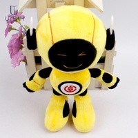 Uyeah Fabricant OEM/ODM à faible MOQ, personnalisation de poupées en peluche de marque, animaux en peluche doux de dessin animé, jouets en peluche créatifs et mignons en forme de robots