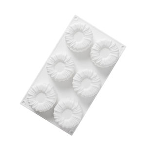 Molde <span class=keywords><strong>de</strong></span> silicona para Mousse <span class=keywords><strong>de</strong></span> flores <span class=keywords><strong>de</strong></span> 6 eslabones AKOKO molde <span class=keywords><strong>de</strong></span> pastel <span class=keywords><strong>de</strong></span> postre francés - Product Image 5