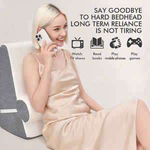 Almohada de Espuma Viscoelástica Premium con Soporte Ergonómico <span class=keywords><strong>para</strong></span> el Cuello, <span class=keywords><strong>para</strong></span> <span class=keywords><strong>Leer</strong></span>, Trabajar, <span class=keywords><strong>Dormir</strong></span>, Alivio del Reflujo Ácido y Dolor de Espalda - Product Image 2