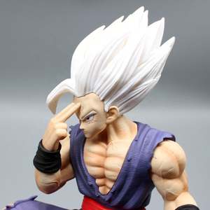 Figura de Acción de PVC de Super Saiyan Gohan, Juguete de Colección Drag-on Ball, Pelo Blanco, Regalo para Niños, Fuente de Animación Japonesa, 22cm - Product Image 6