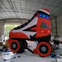 Chaussures ballons gonflables patins à roulettes pour publicité / Décorations gonflables personnalisées pour événements sportifs