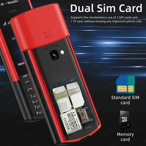 Nuevo Teléfono Móvil S5710 con Teclado, Auriculares Inalámbricos Integrados, Pantalla de 2.4'', Radio FM, Llamadas por Bluetooth, Doble SIM - Product Image 6