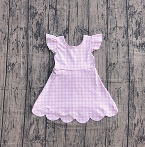 GLK0268 Falda personalizada para niña pequeña, rosa y morada, lisa, estampada, transpirable, falda de yoga para bebé, niña, verano, venta al por mayor - Product Image 4