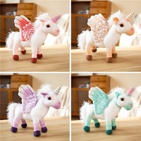 EN STOCK doux kawaii mignon peluche peluche jouet ailes d'animal licorne peluche animal en peluche doux kawaii mignon licorne peluche jouet