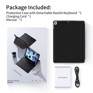 2024 Có Thể Tháo Rời Bàn Phím Cho <span class=keywords><strong>iPad</strong></span> 10.9 Không Khí 4/5 Với Touchpad Máy Tính Bảng Trường Hợp 10.2 2019/2020/2021 Mini6 12.9 13 Không Khí 6 11 Inch Bìa - Product Image 2