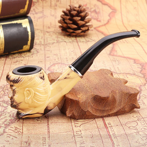 Vente en gros <span class=keywords><strong>de</strong></span> produits Spot tuyau à poignée évasée en <span class=keywords><strong>bois</strong></span> pour tabac Cigarettes tuyaux accessoires pour fumer avec boîte cadeau - Product Image 5