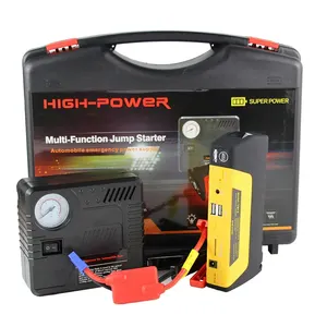 12V 16800Mah Jump Starter Booster Draagbare Auto Jump Starter Power Bank Met Luchtcompressor Bandeninflator