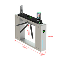 Tourniquet triple multi-authentification intérieur/extérieur avec code QR, anti-écrêtage, moteur sans balais, protection IP65 pour touristes