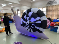 Mascotte géante gonflable d'escargot animal cartoon pour la décoration de fête à thème de parc