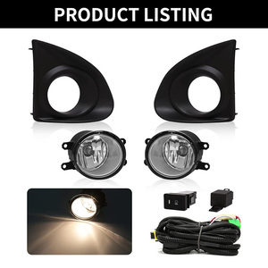 Xe Phụ Tùng Cho Corolla Axio 2013 2014 2015 Sương Mù Đèn Ánh Sáng Kit W/Chuyển Đổi Dây Nịt Và Sáng 12V 55W Bóng Đèn <span class=keywords><strong>Halogen</strong></span> - Product Image 3