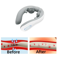 Tragbare Vibrations funktion entspannende intelligente Shiatsu Smart Masajeador de Cuello elektrische Nacken massage gerät für Nacken und Schulter