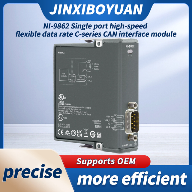 National Instruments 9862 Single Port High Speed NI-XNET CAN C-series Module