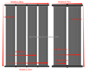 Hệ thống sưởi ấm năng lượng mặt trời bể bơi 100x300cm - Product Image 1